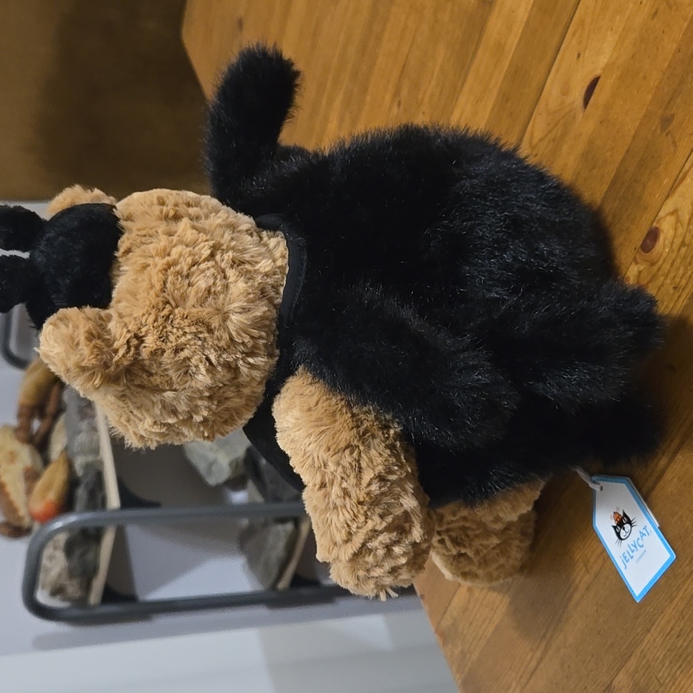 Jellycat Bartholomew Bear 'Spider' 10.2x5.5x5.5" Soft & Plush BNWT Authentic - Picture 3 of 7